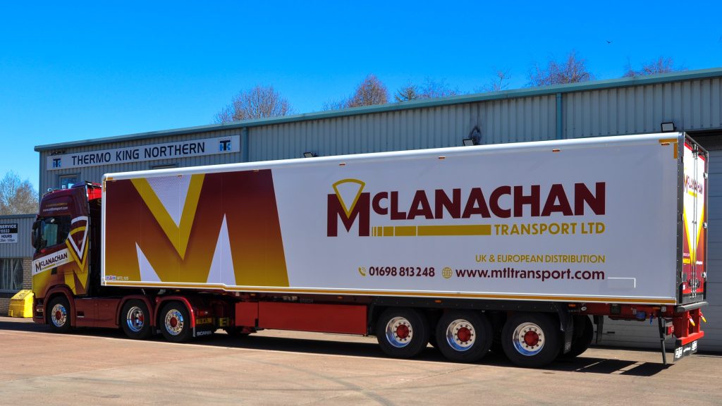McLanachan Transport Limited (MTL) Pharma Trailers with Thermo King Advancer Spectrum Multi-Temperature Refrigeration - All About Shipping